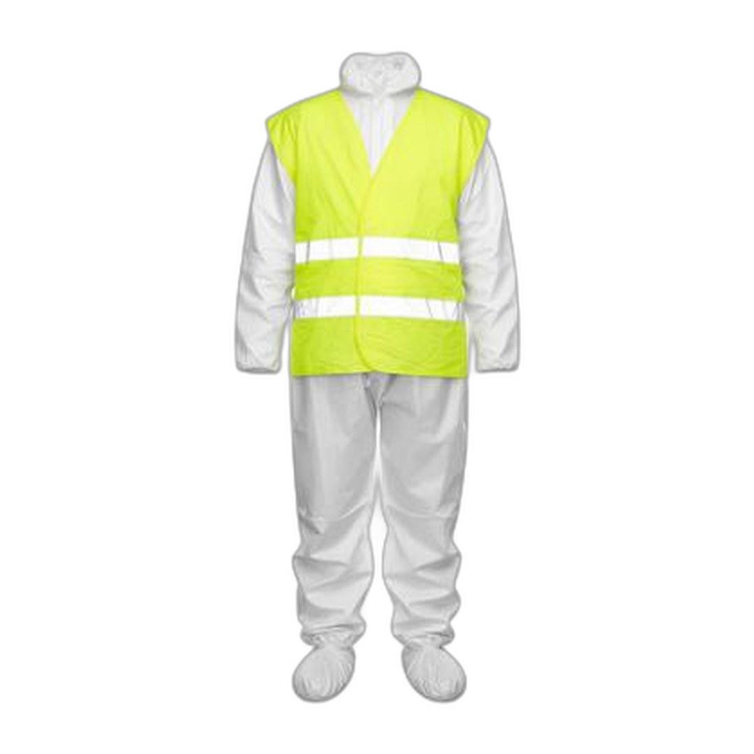 Combinaison Blanche & Gilet Haute Visibilité