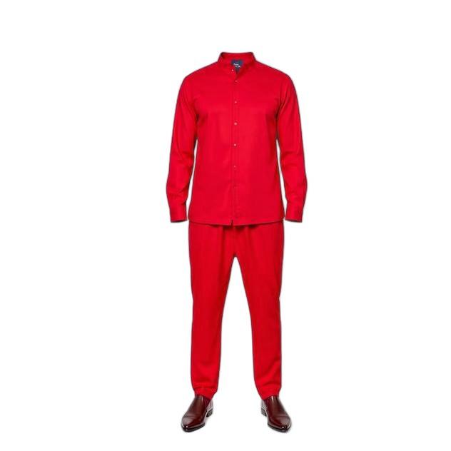 Tenue Traditionnelle d'Accueil Rouge