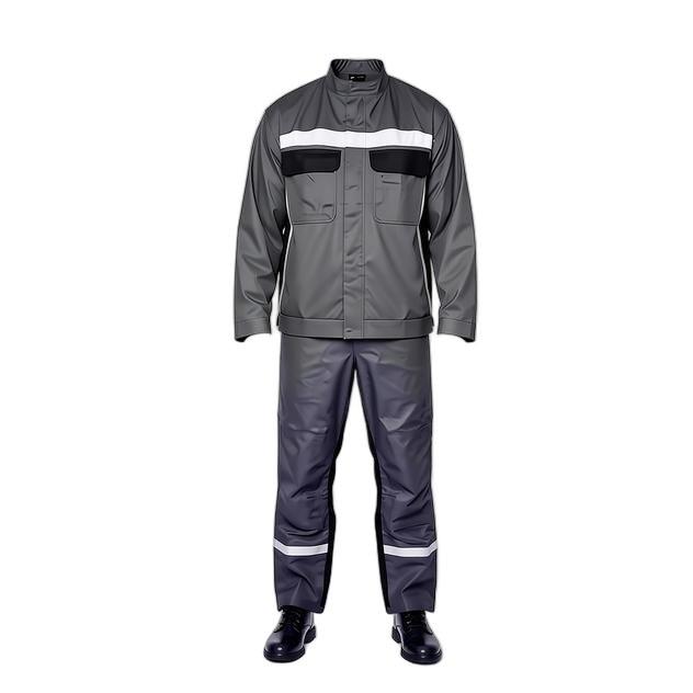 Ensemble de Travail Bicolore Gris