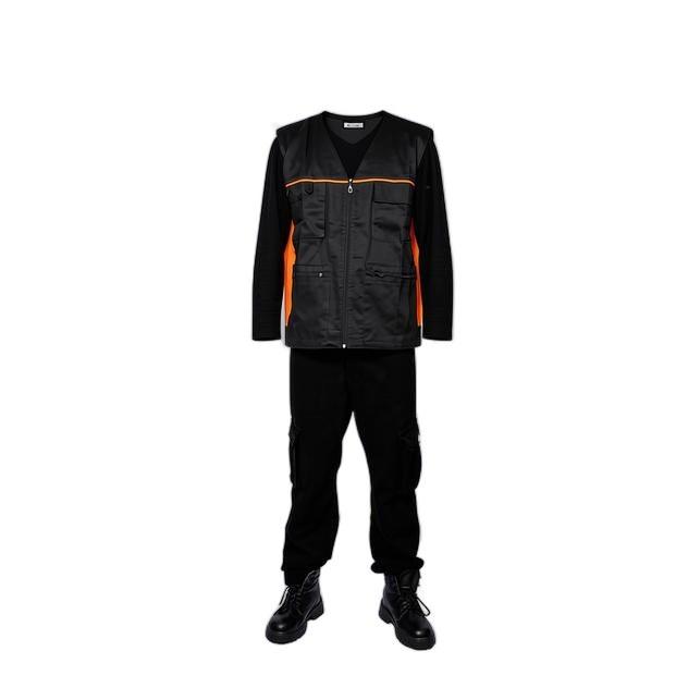 Gilet de Travail Noir Multipoches