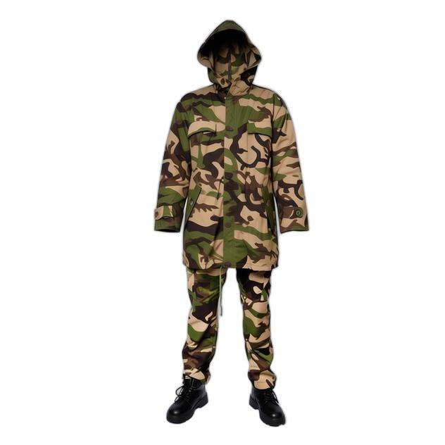 Parka Camouflage à Capuche Woodland