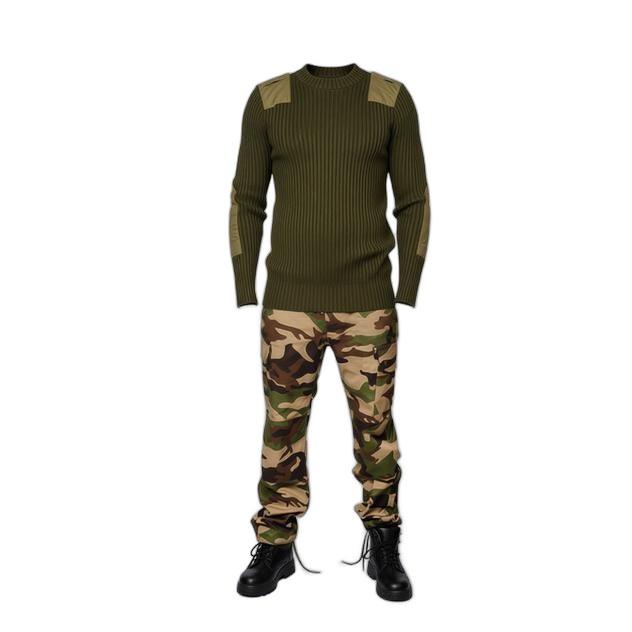 Pull Commando Militaire Vert
