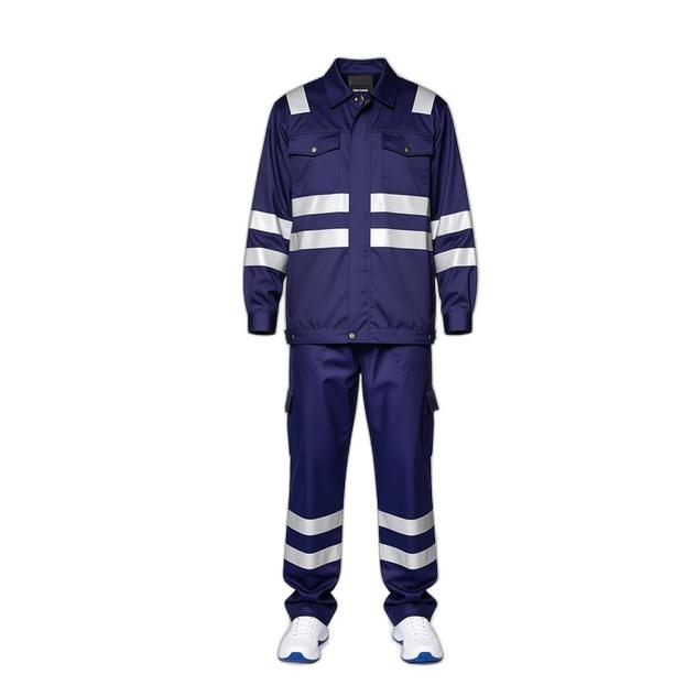 Tenue de Voirie Marine Haute Visibilité